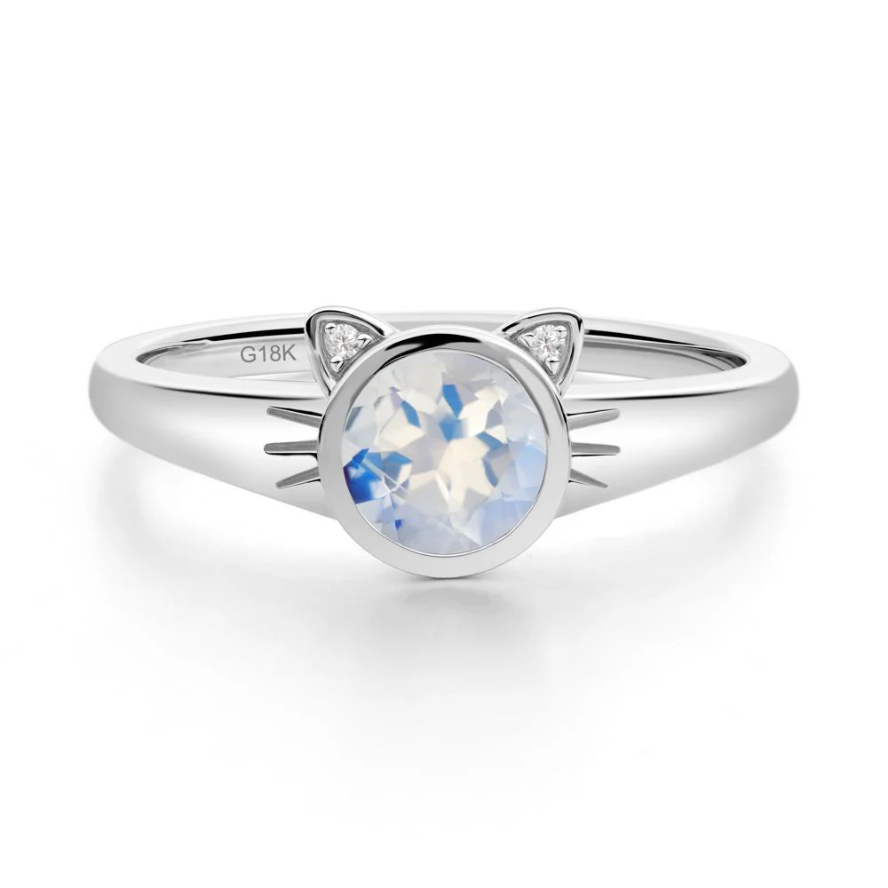 Car Ear Inspired Moonstone Ring - Image 3