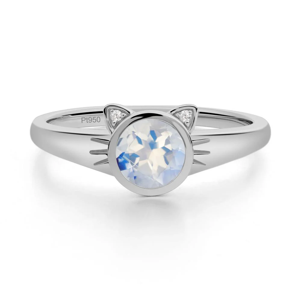 Car Ear Inspired Moonstone Ring - Image 9