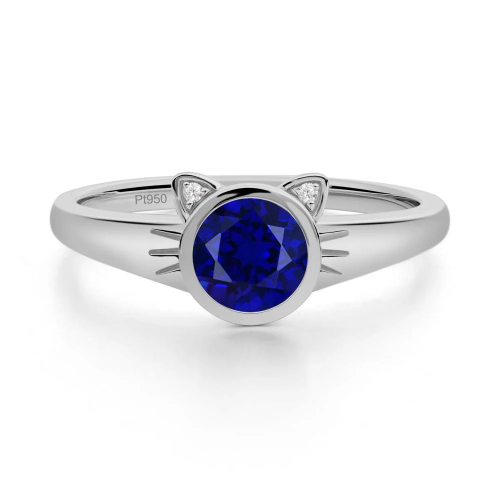 Car Ear Inspired Sapphire Ring - Image 5