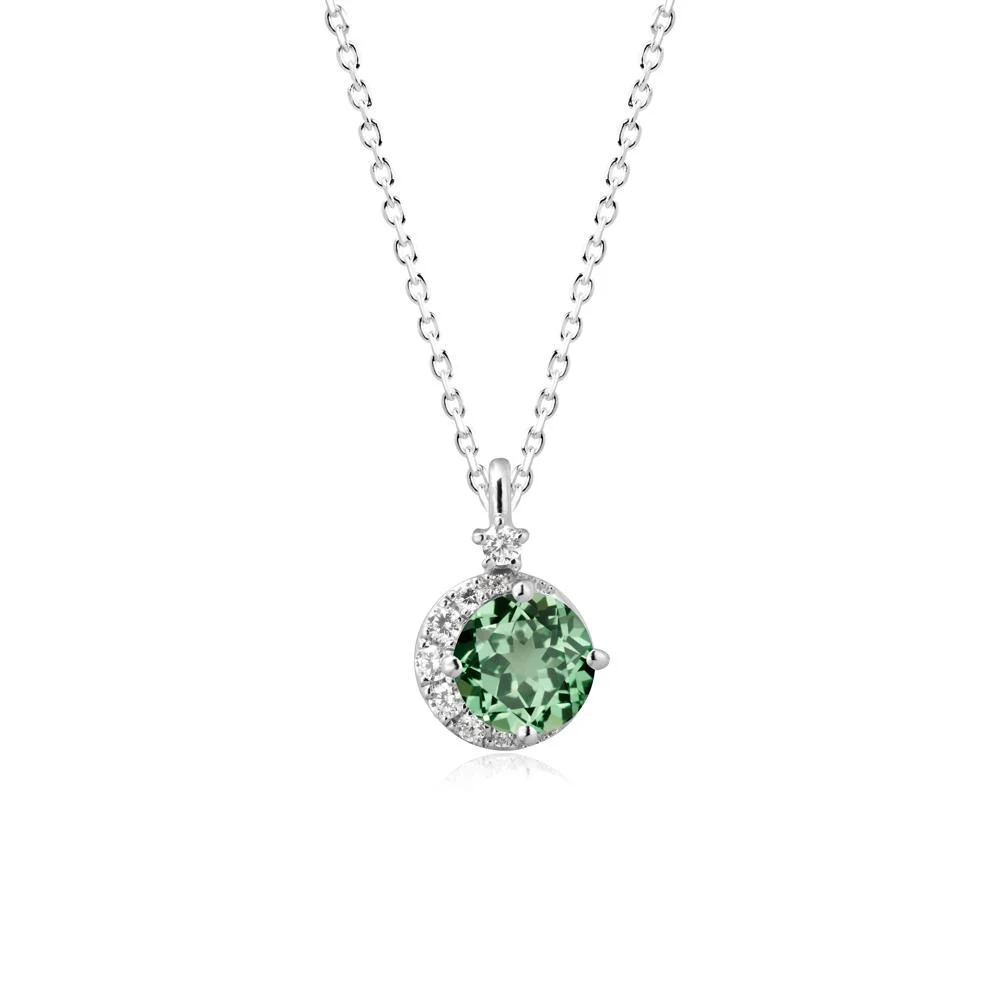 Celestial Green Sapphire Necklace - Image 5