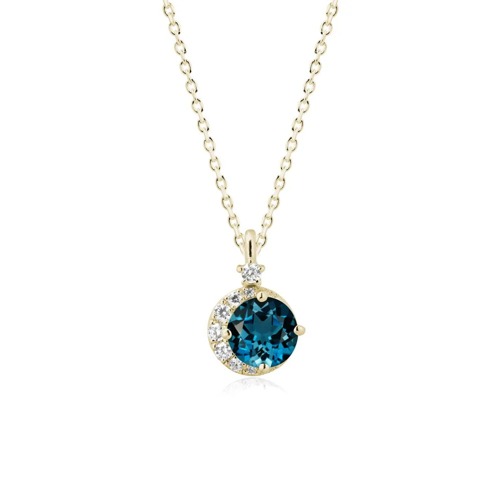 Celestial London Blue Topaz Necklace - Image 3