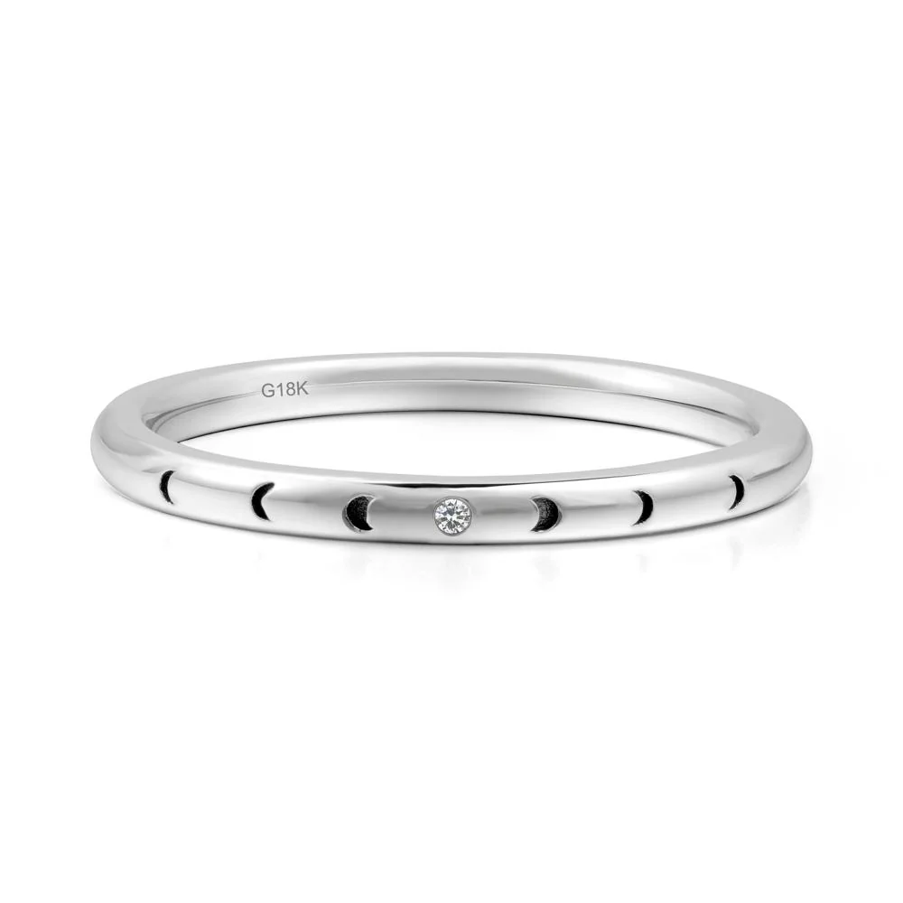 Celestial Moon Stackable Cubic Zirconia Ring - Image 4
