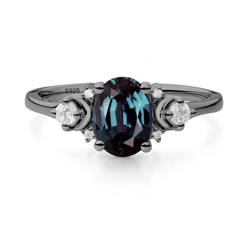 Celestial Oval Alexandrite Ring - Image 2