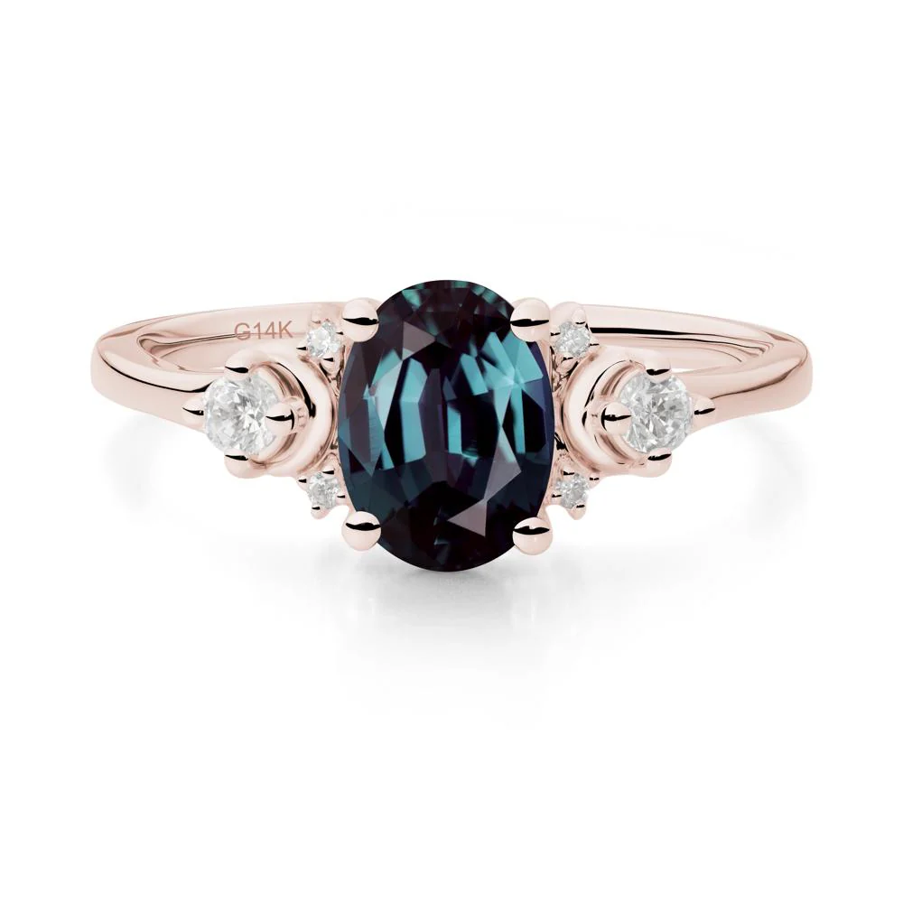 Celestial Oval Alexandrite Ring - Image 5