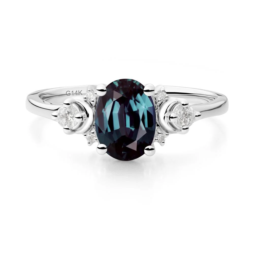 Celestial Oval Alexandrite Ring - Image 7
