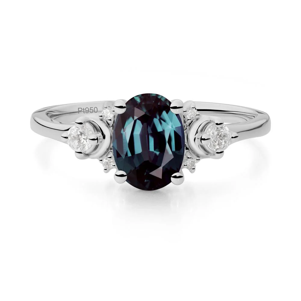Celestial Oval Alexandrite Ring - Image 9