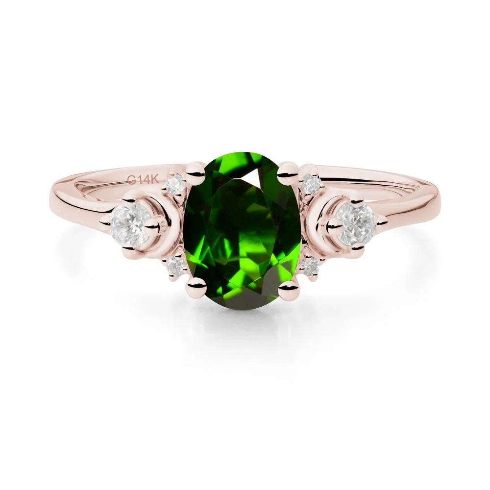 Celestial Oval Diopside Ring - Image 2