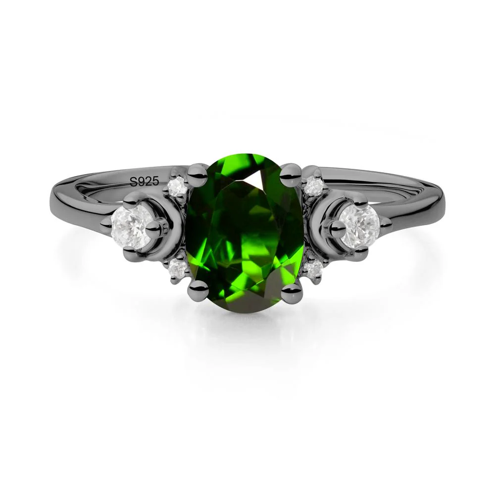 Celestial Oval Diopside Ring - Image 3