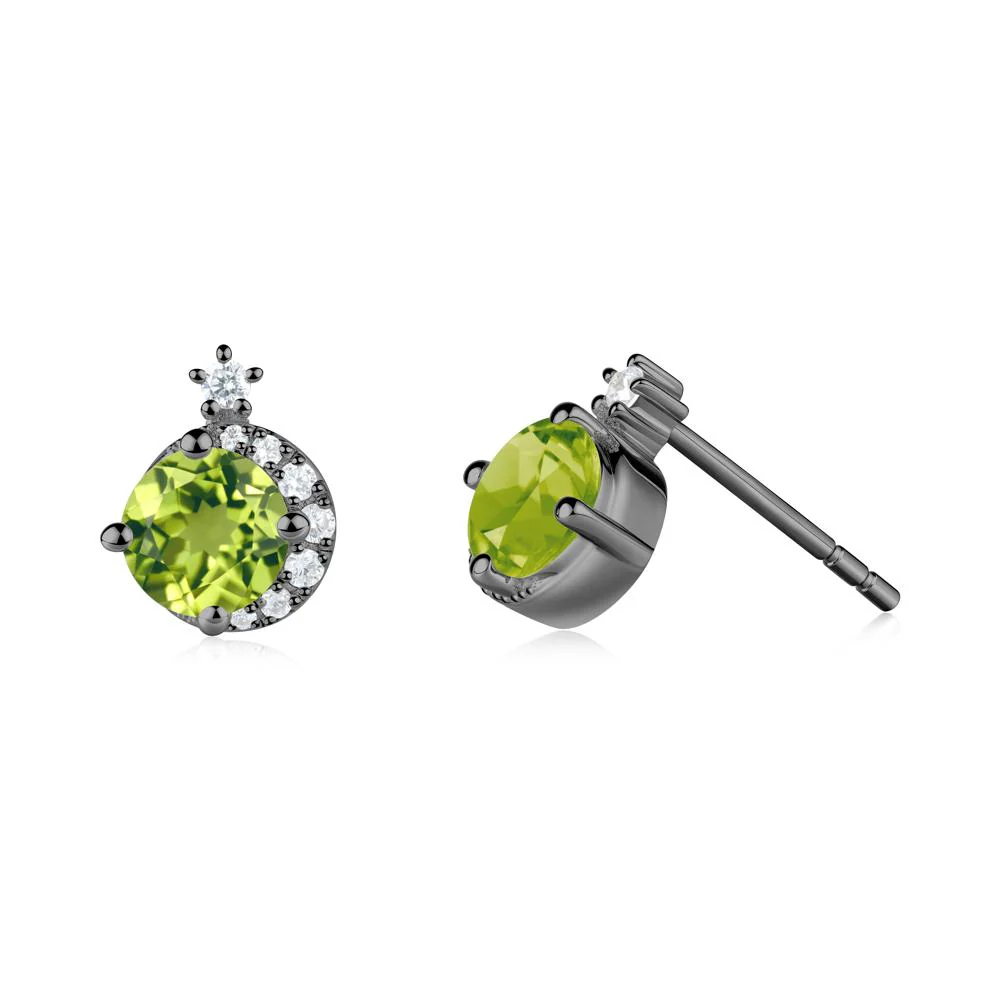 Celestial Peridot Stud Earrings - Image 2