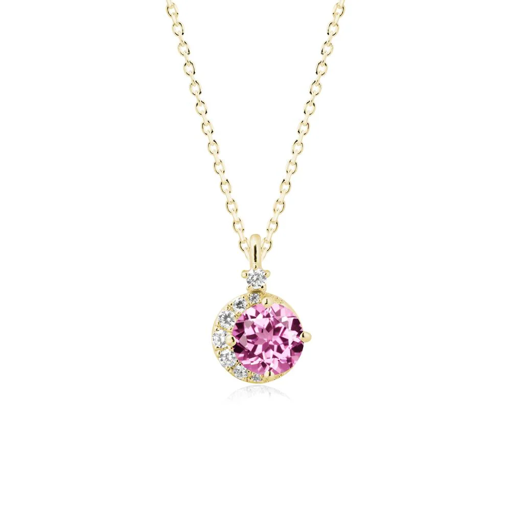Celestial Pink Sapphire Necklace - Image 7
