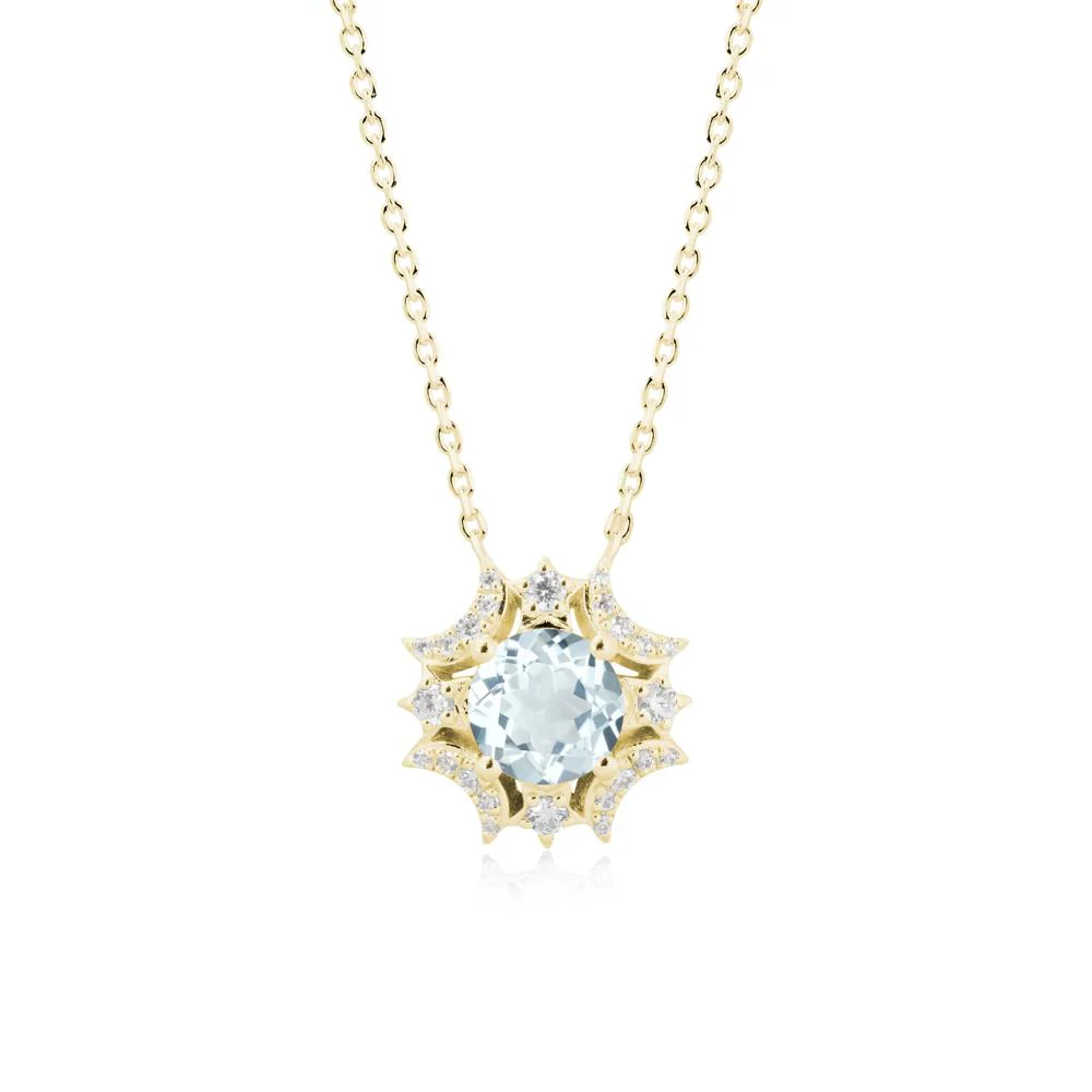 Celestial Star Aquamarine Necklace - Image 7