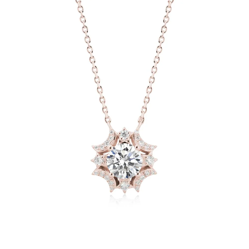 Celestial Star Cubic Zirconia Necklace - Image 2