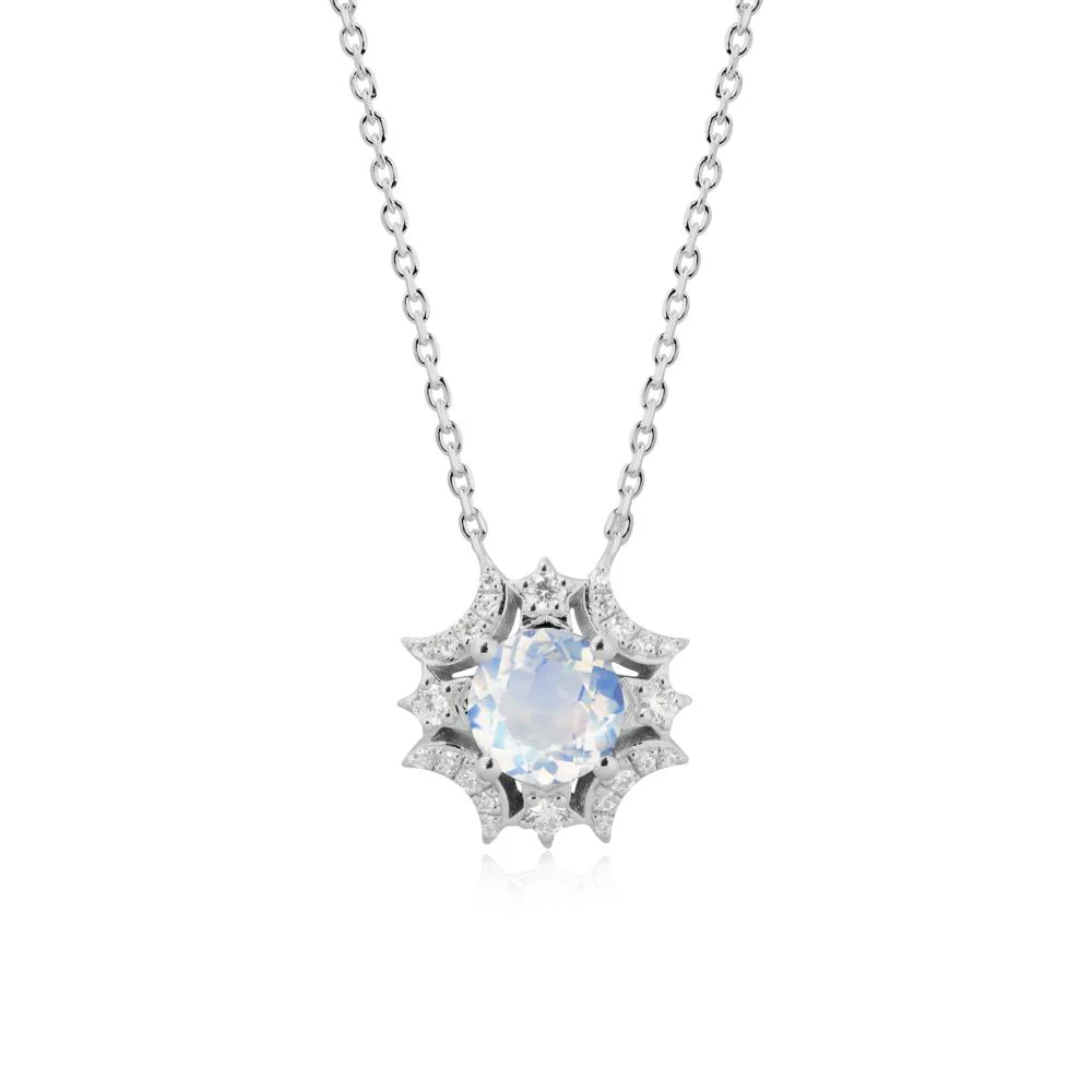 Celestial Star Moonstone Necklace