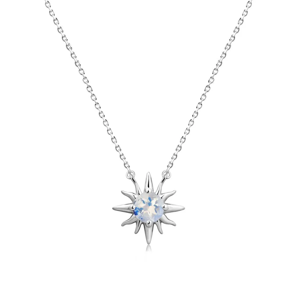 Celestial Sun Moonstone Necklace - Image 3