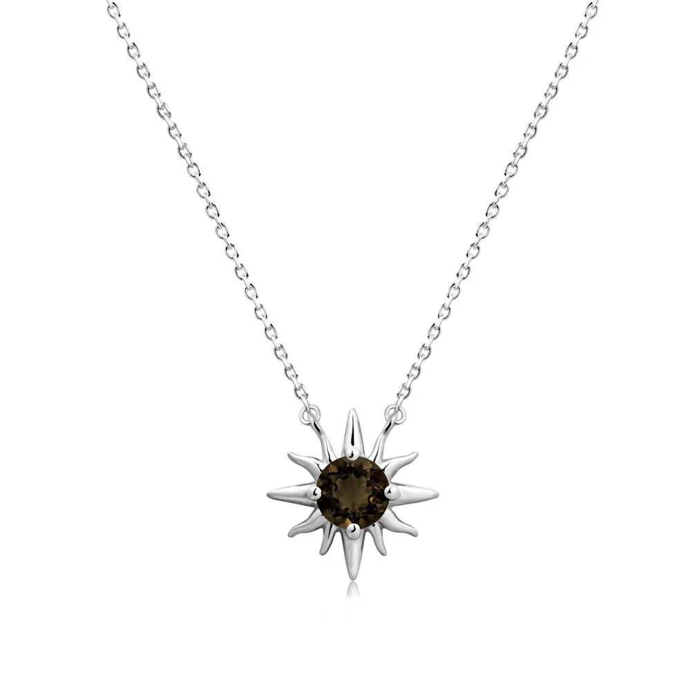 Celestial Sun Smoky Quartz Necklace - Image 6