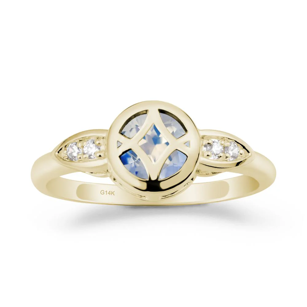 Celtic Knot Moonstone Engagement Ring - Image 4