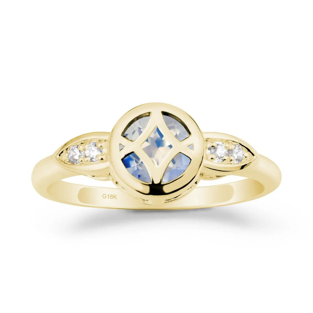 Celtic Knot Moonstone Engagement Ring - Image 7