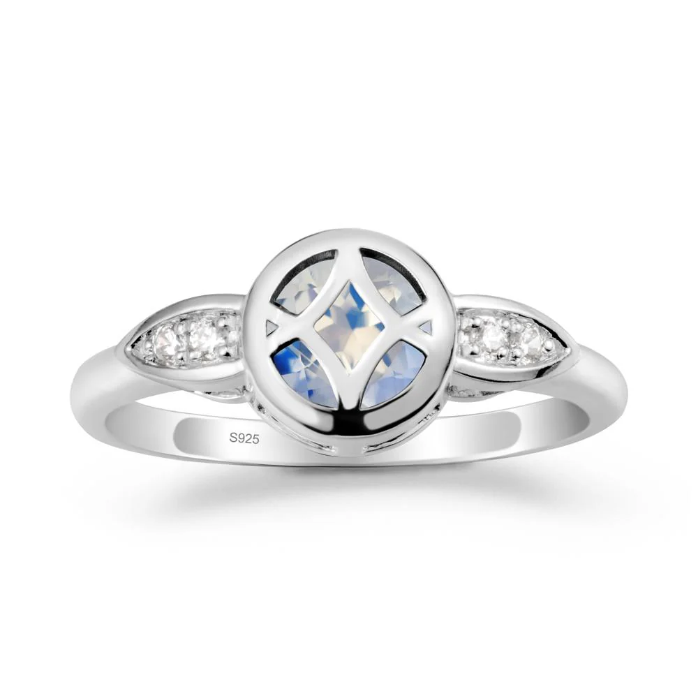 Celtic Knot Moonstone Engagement Ring - Image 9