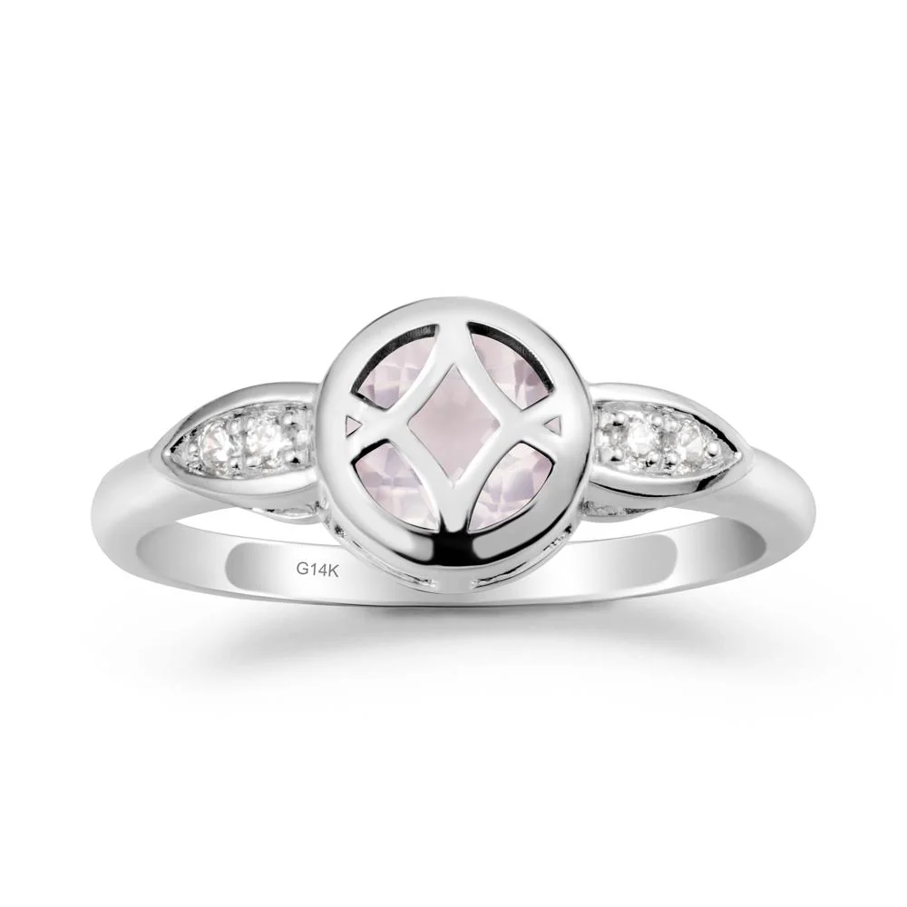 Celtic Knot Rose Quartz Ring for Women - Image 3