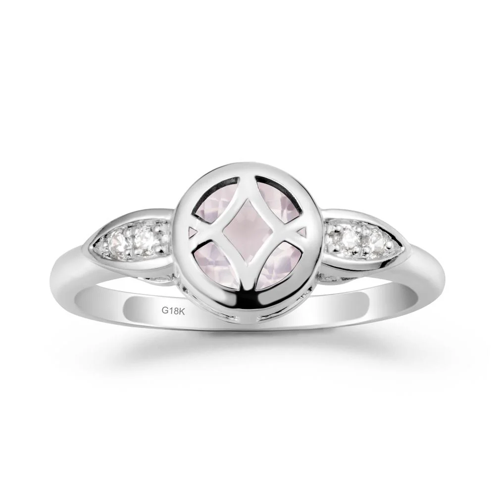 Celtic Knot Rose Quartz Ring for Women - Image 5