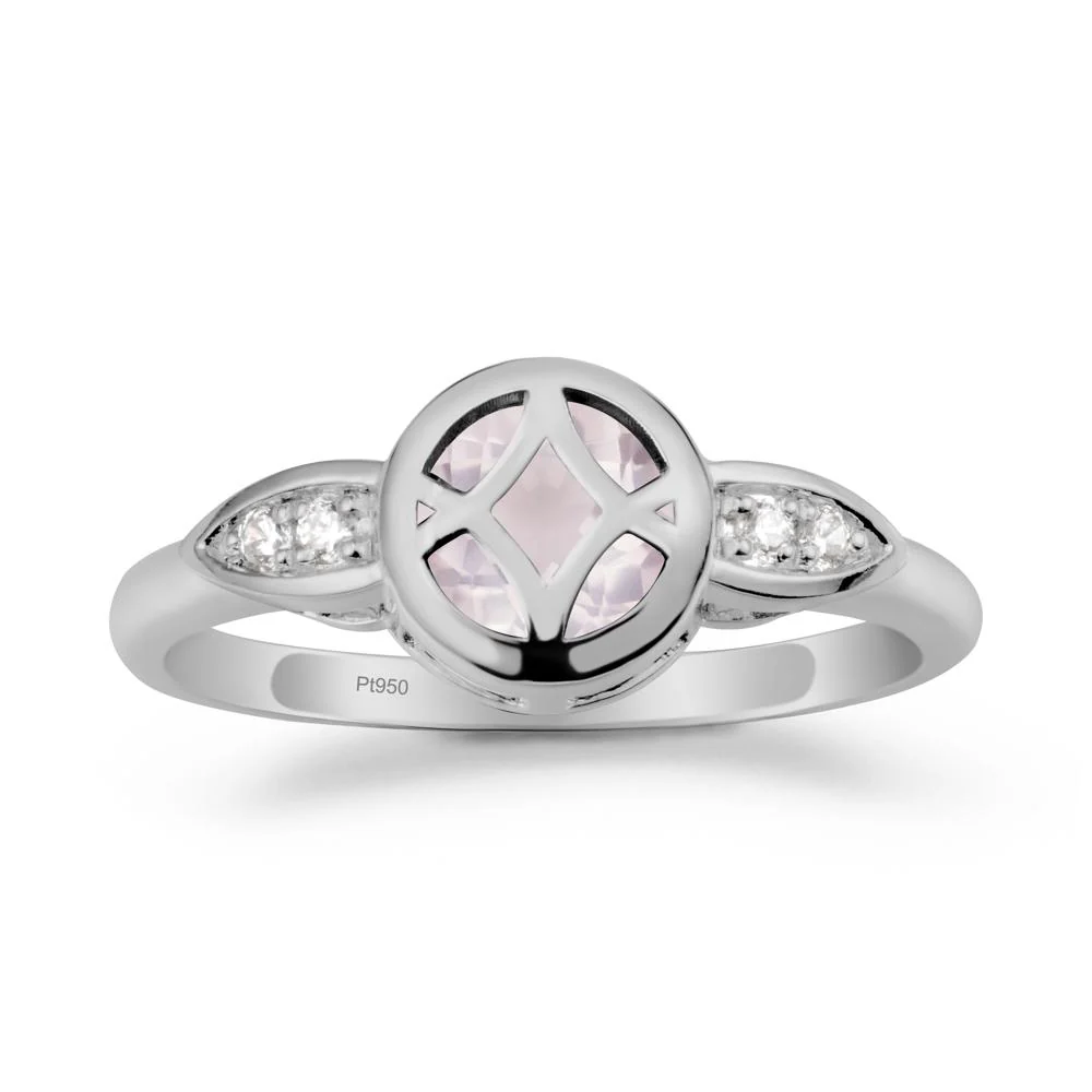 Celtic Knot Rose Quartz Ring for Women - Image 8