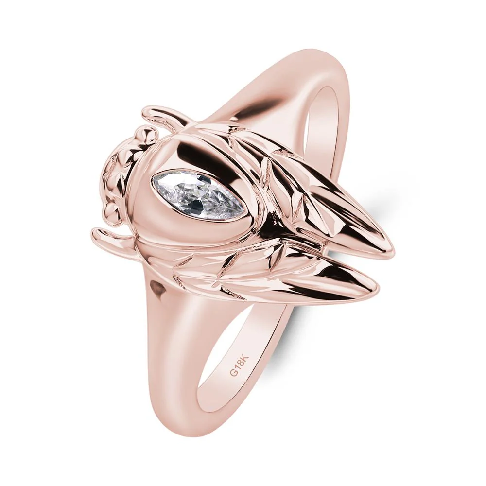 Cubic Zirconia Cicada Ring - Image 9