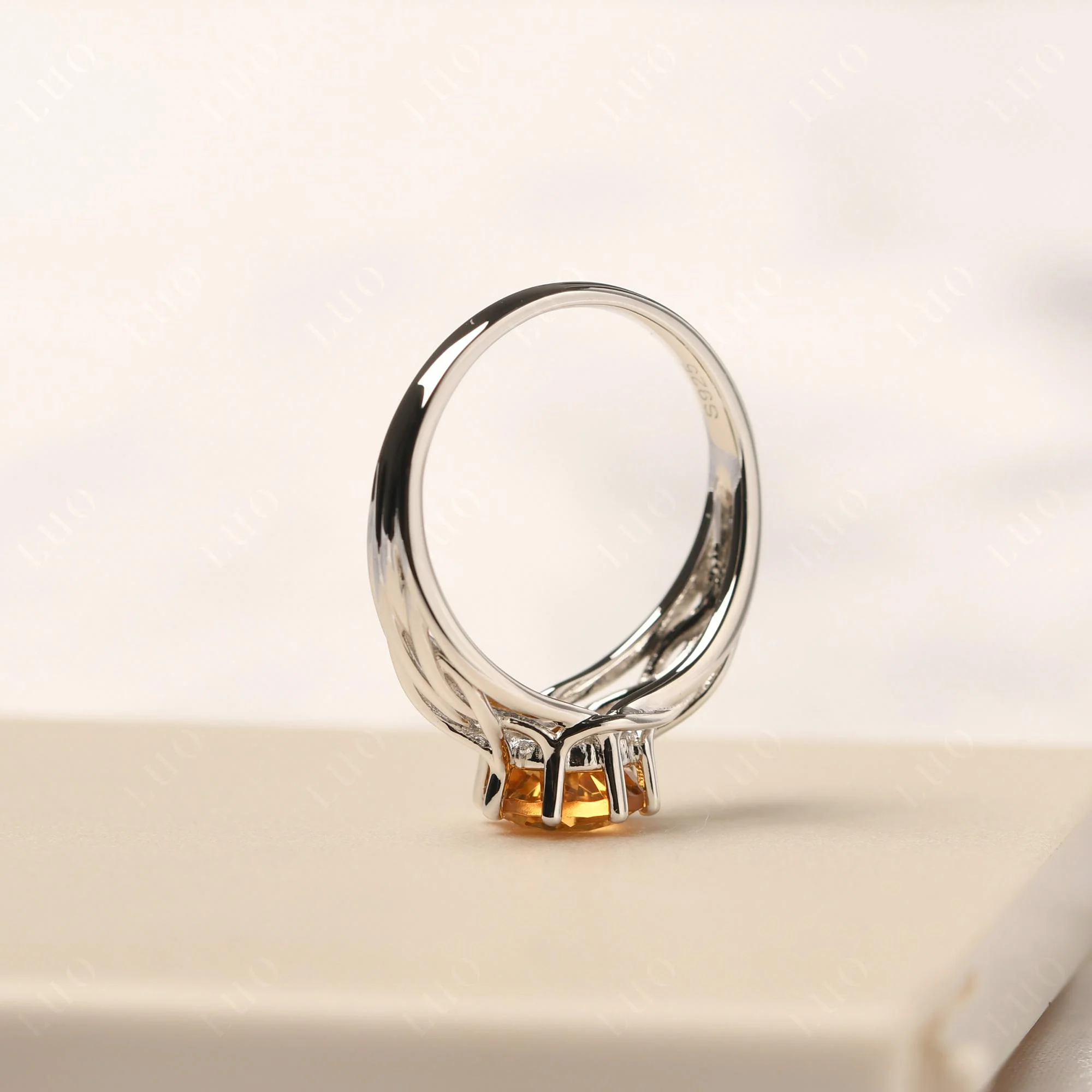 Citrine Intertwined Ring - Image 14