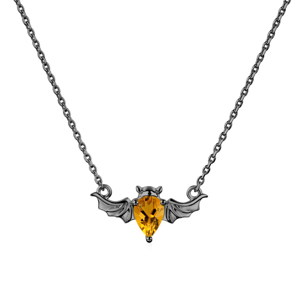 Citrine Bat Necklace - Image 7