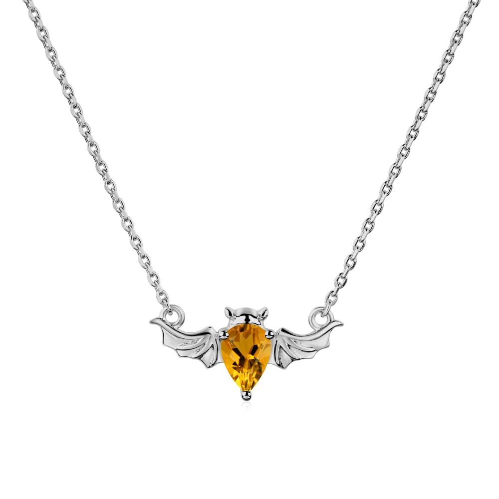 Citrine Bat Necklace - Image 8