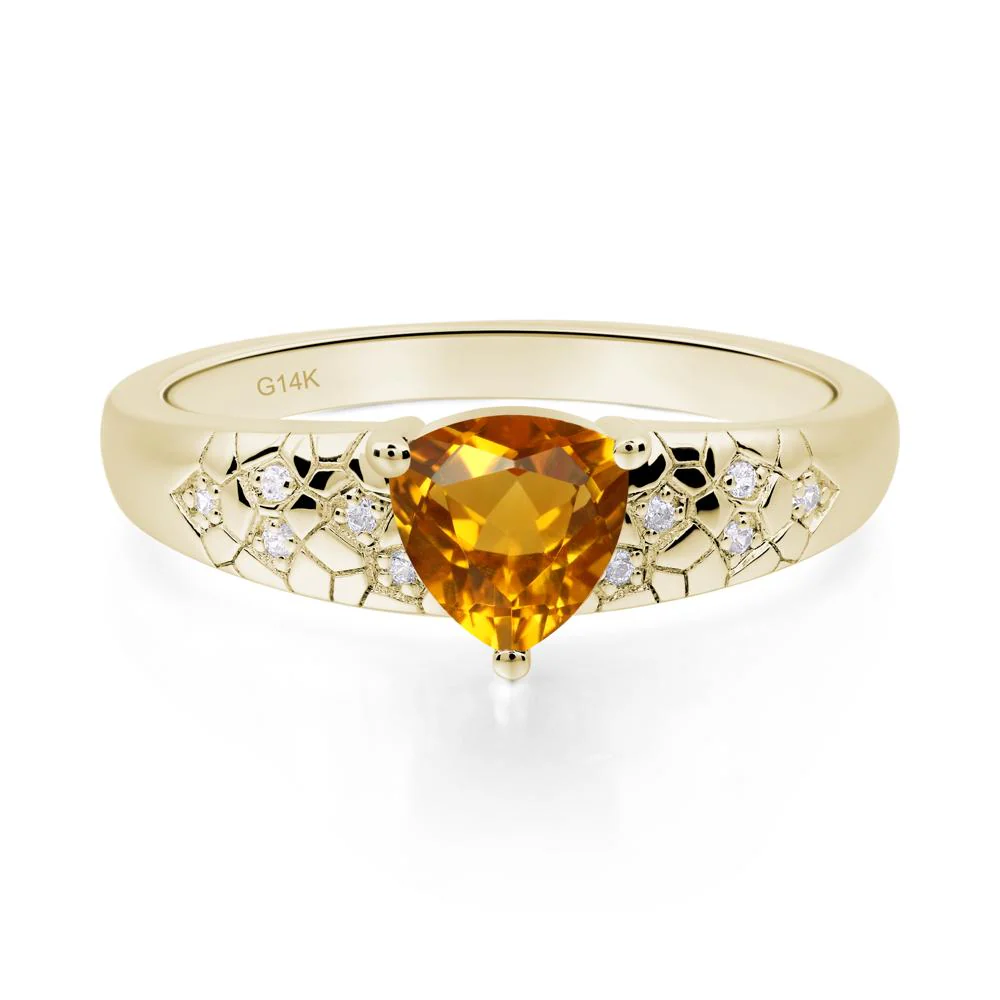 Citrine Cracked Ring - Image 6