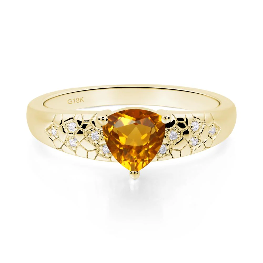 Citrine Cracked Ring - Image 7