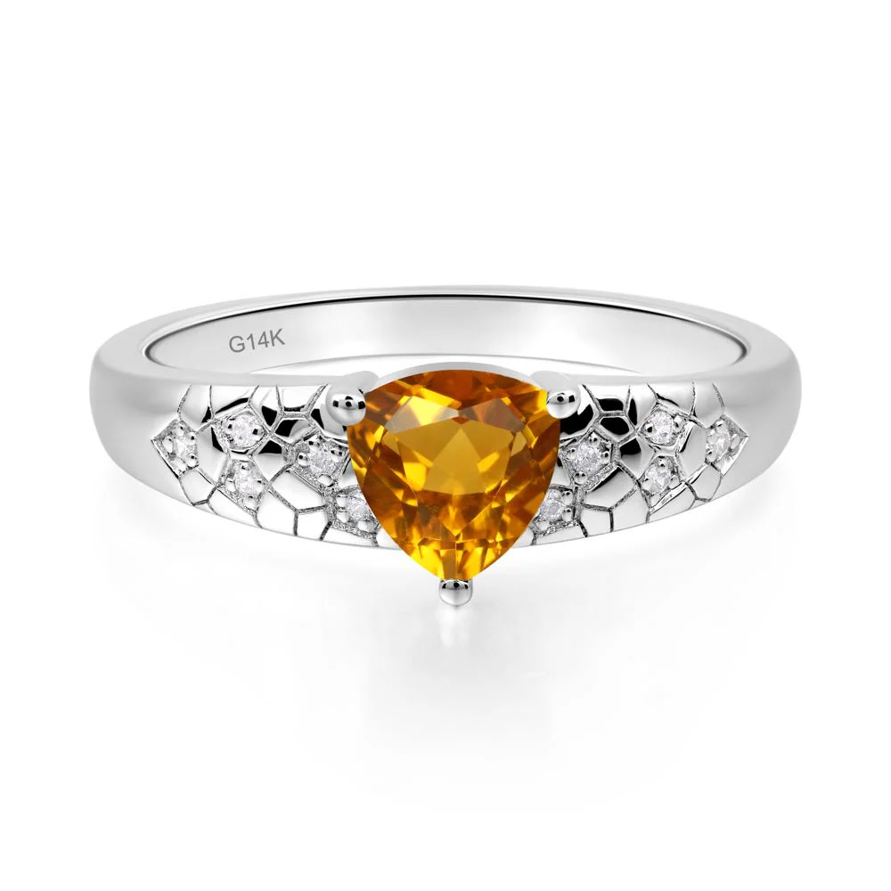 Citrine Cracked Ring - Image 8
