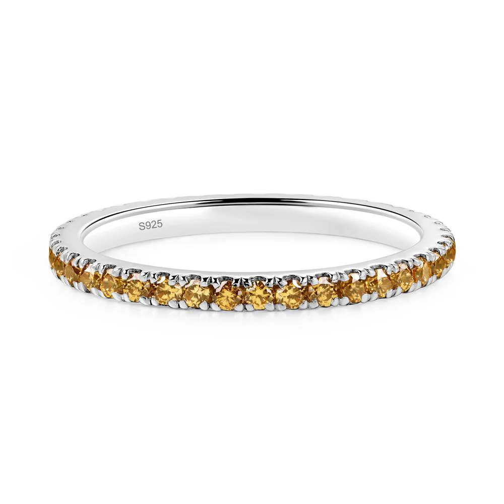 Citrine Eternity Wedding Ring - Image 2