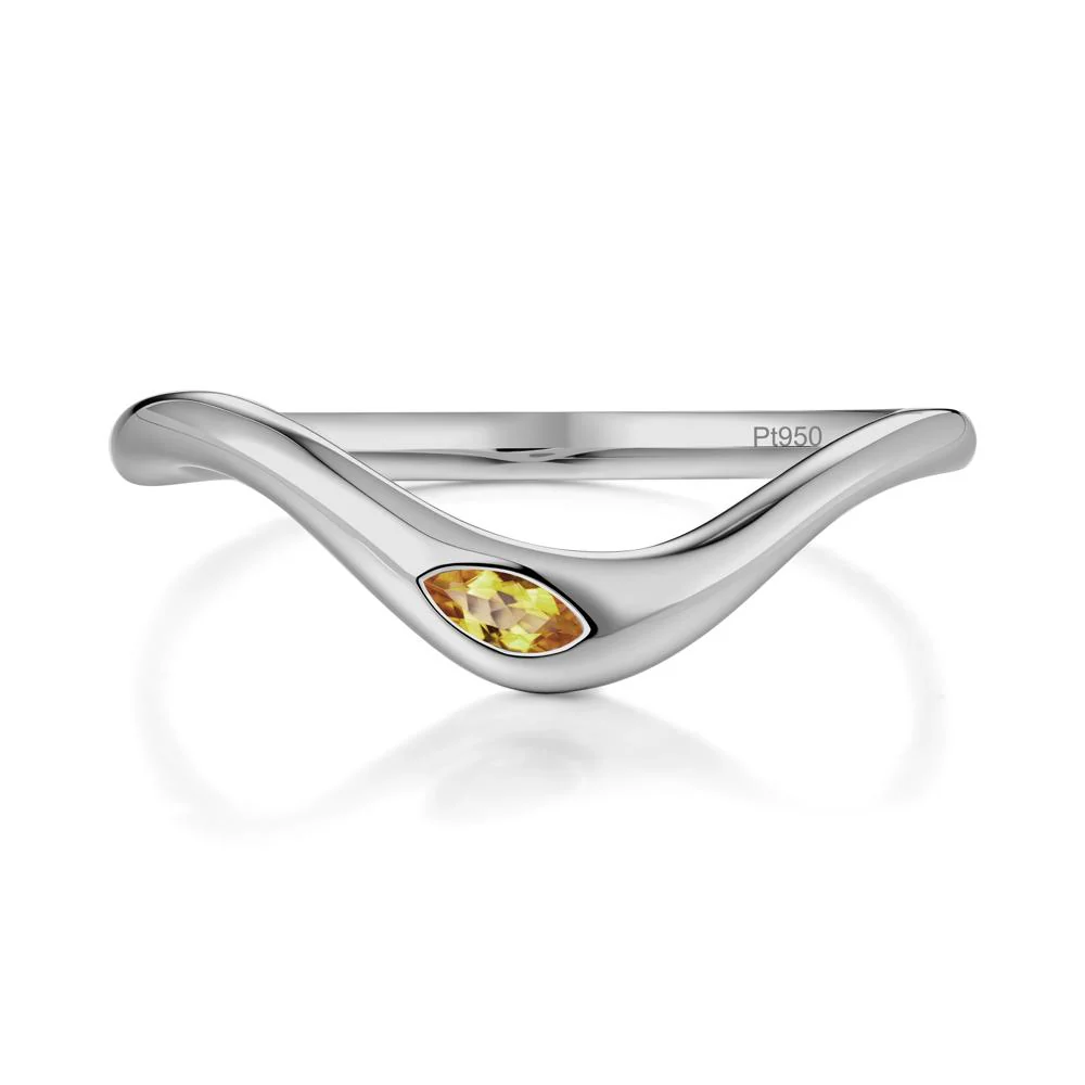 Citrine Flow Stackable Nesting Ring