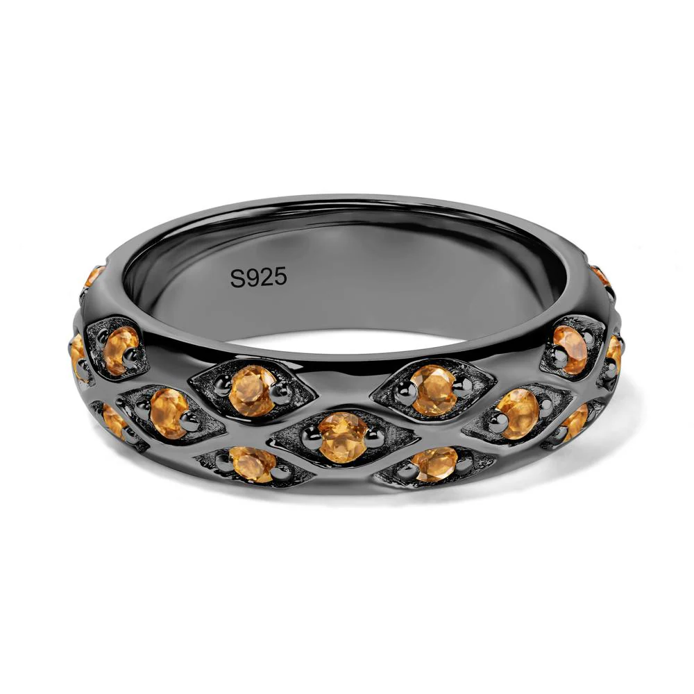 Citrine Men's Wedding Ring