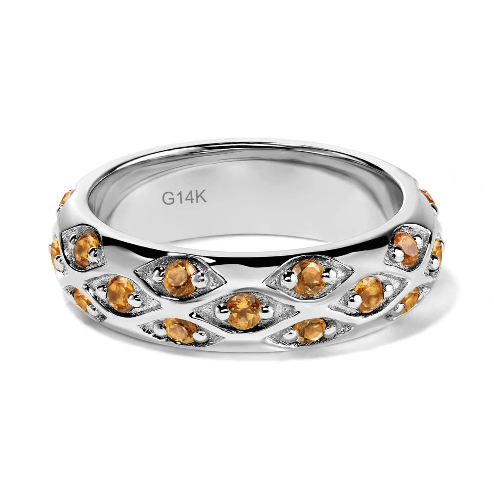 Citrine Men's Wedding Ring - Image 3