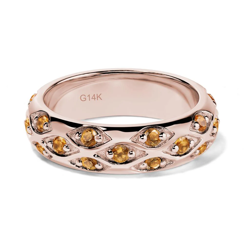 Citrine Men's Wedding Ring - Image 5