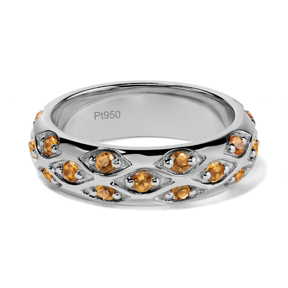 Citrine Men's Wedding Ring - Image 6