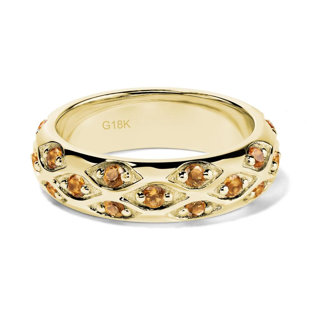 Citrine Men's Wedding Ring - Image 8