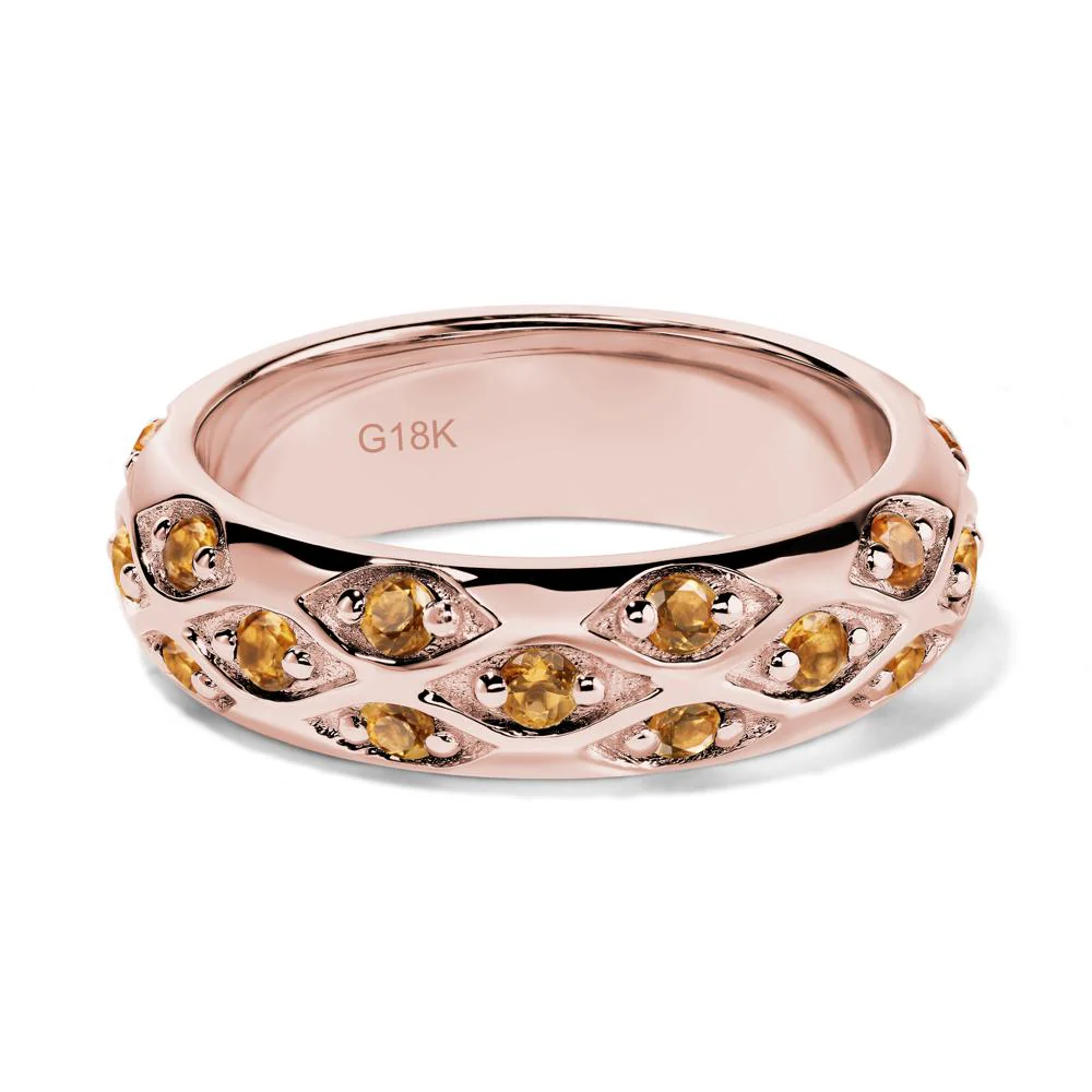Citrine Men's Wedding Ring - Image 9