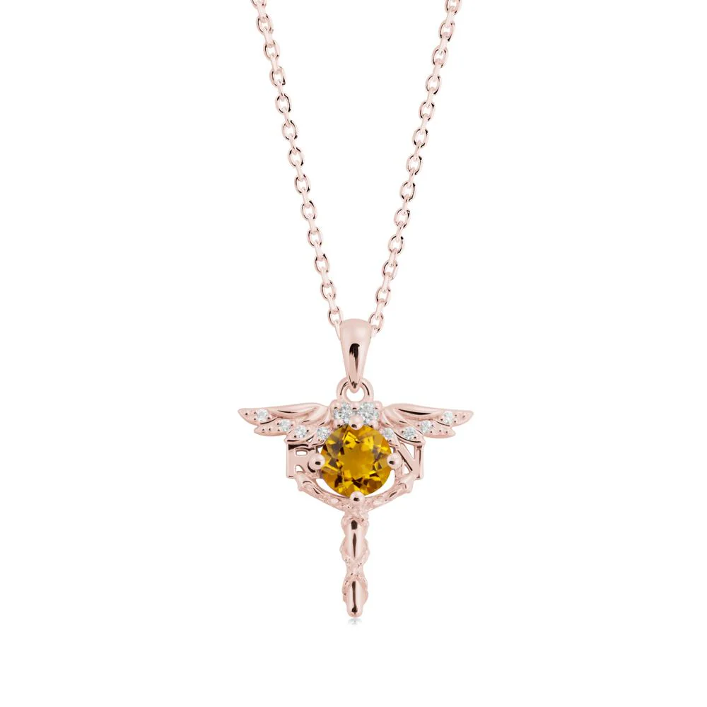 Citrine Necklace for Registered Nurse Graduation - Image 5