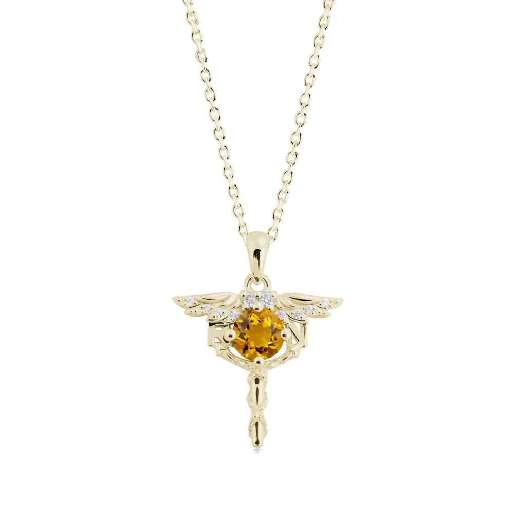 Citrine Necklace for Registered Nurse Graduation - Image 6