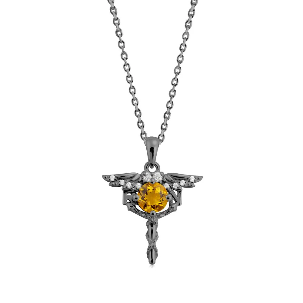 Citrine Necklace for Registered Nurse Graduation - Image 7
