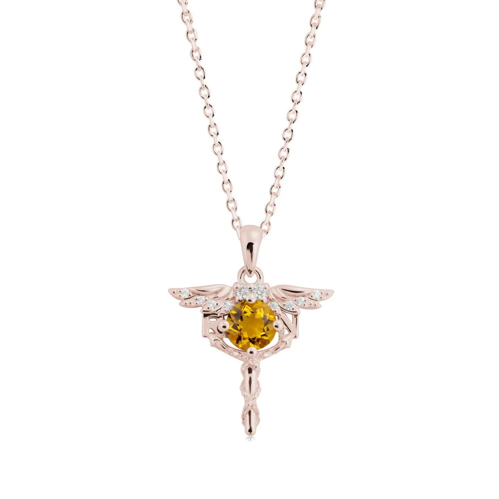 Citrine Necklace for Registered Nurse Graduation - Image 8