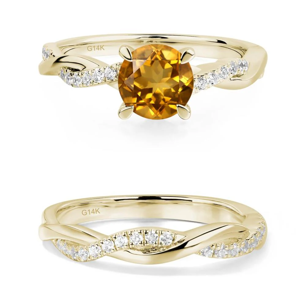 Citrine Twist Ring - Image 15