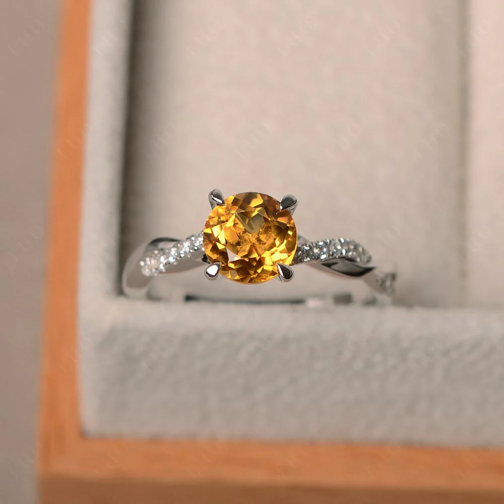 Citrine Twist Ring - Image 29