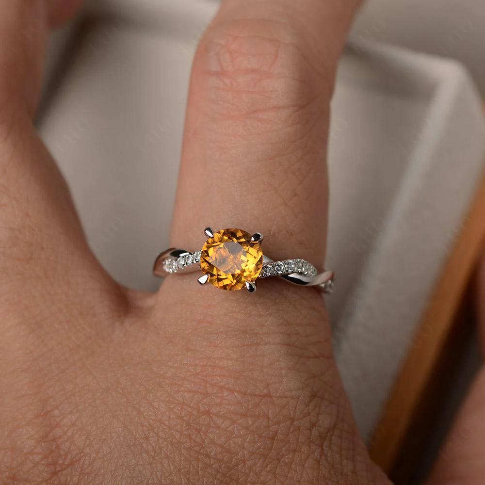 Citrine Twist Ring - Image 32