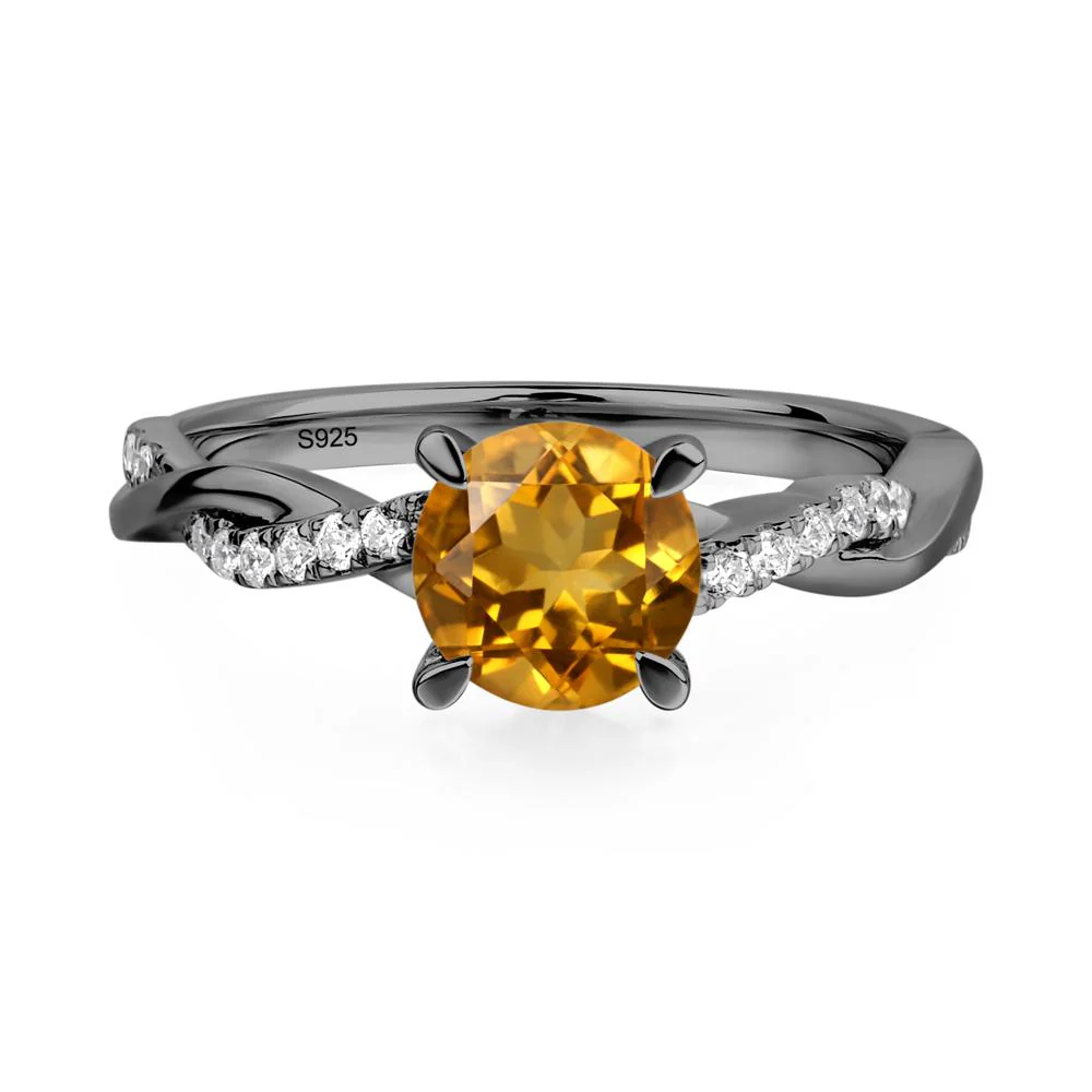 Citrine Twist Ring - Image 8