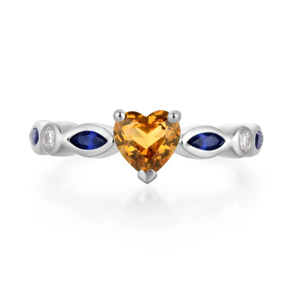Heart Citrine Ring - Image 2