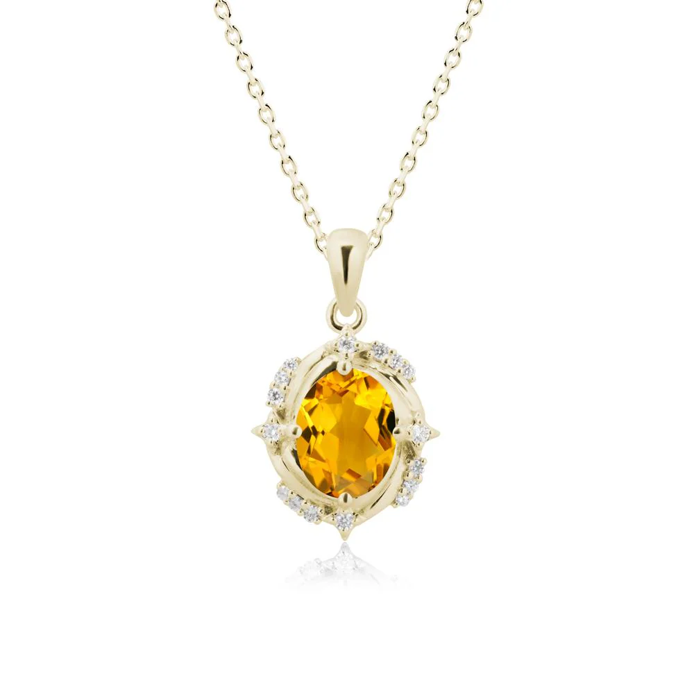 Citrine Shooting Star Necklace - Image 3